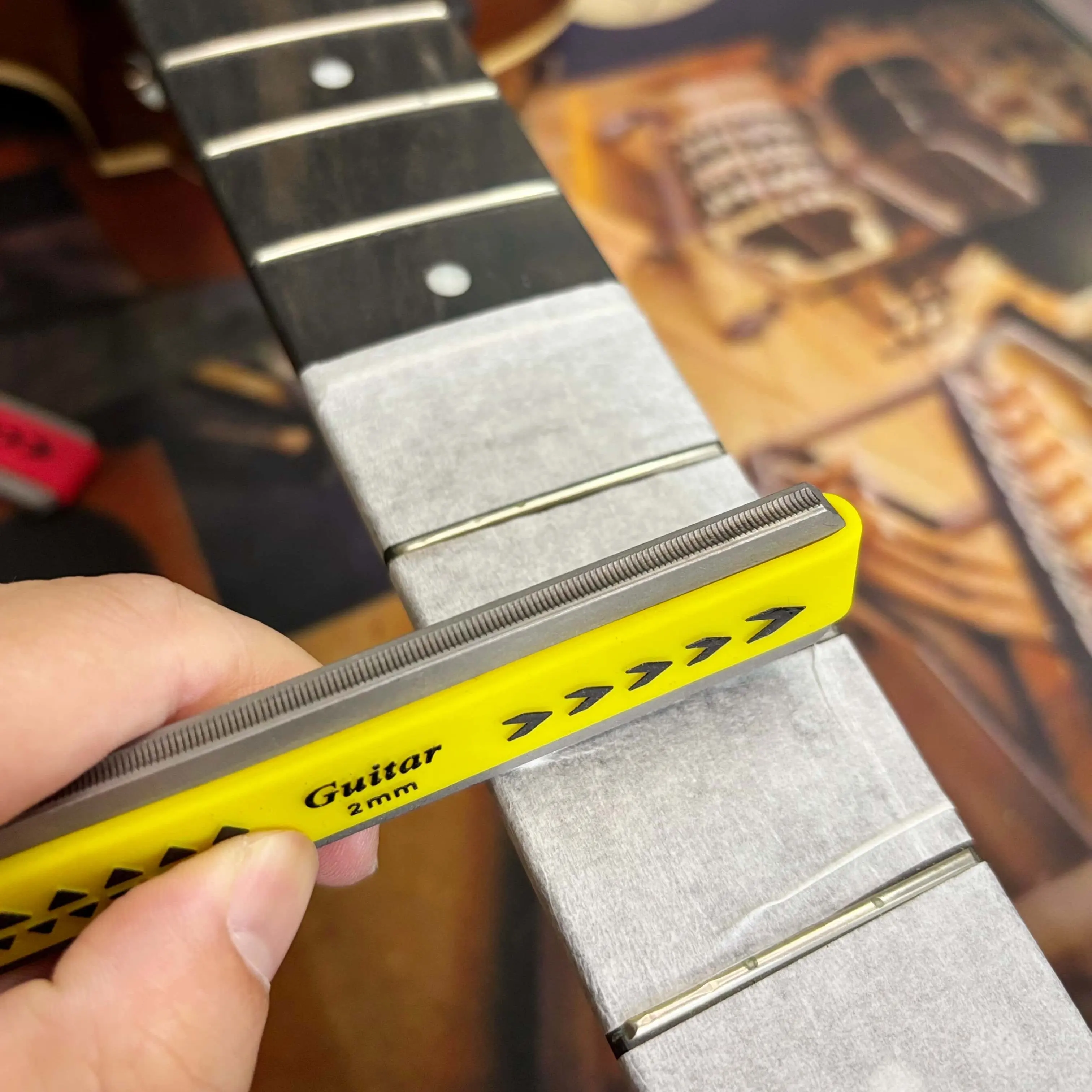 Musical Instrument Note - Lima per corone tasti per chitarra