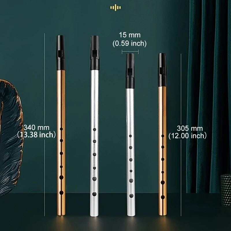 Penny Whistle D - Miwayer autentico fischietto irlandese flauto chiave