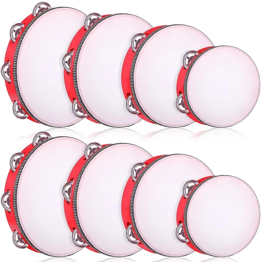 Musical Instrument Tambourine - Tamburo a Mano con Sonagli in
