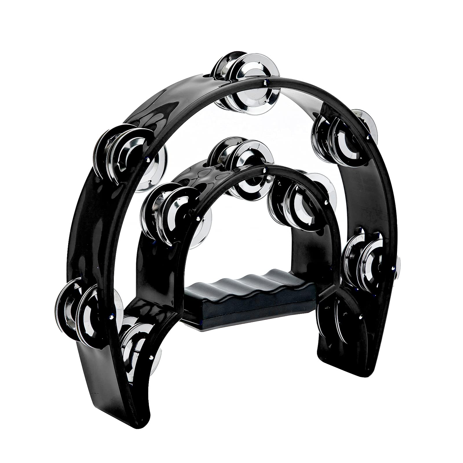 Musical Instrument Tambourine - Tamburello Doppia fila Jingles in metallo