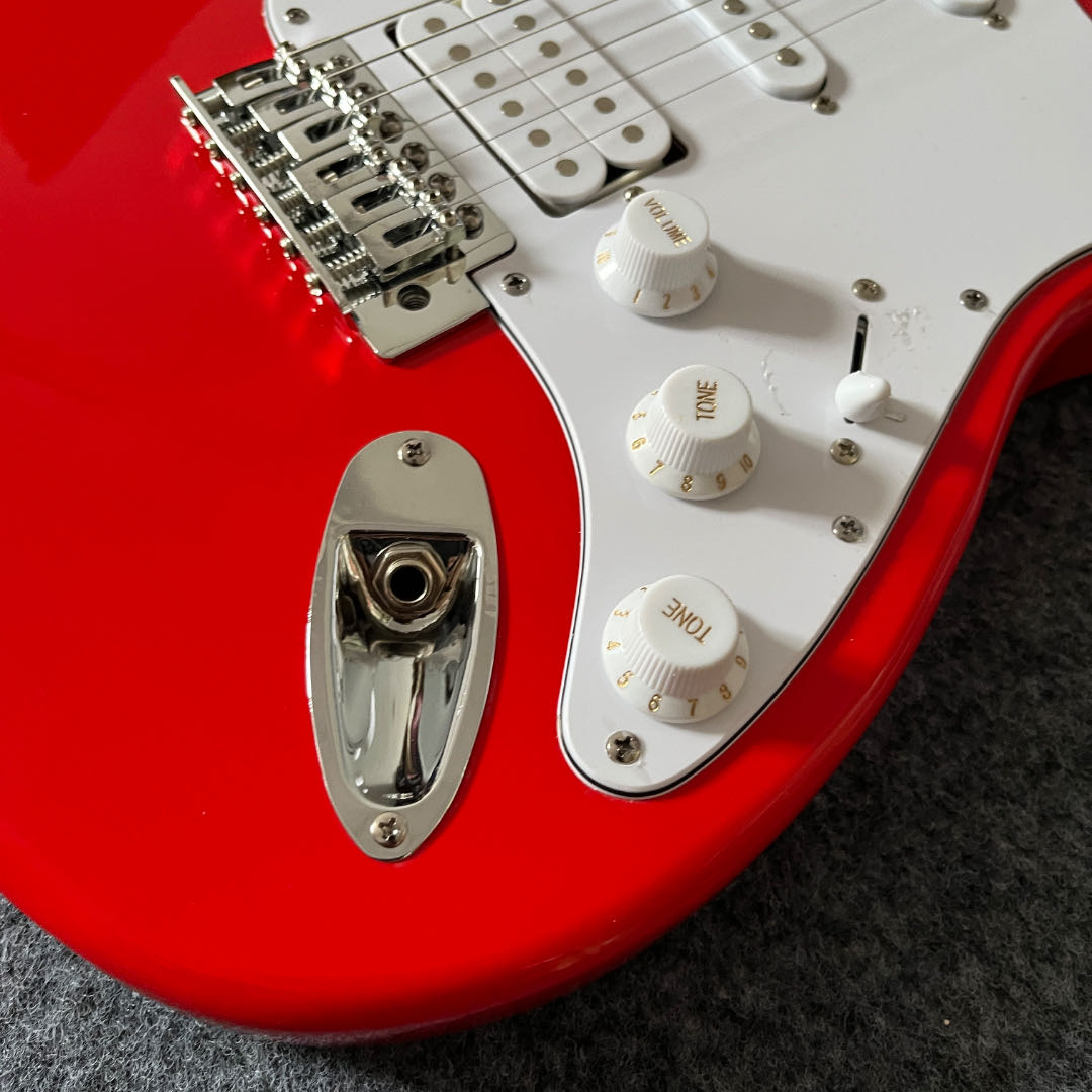 Electric Guitar Beginner - Chitarra Elettrica Professionale Rossa STSS a