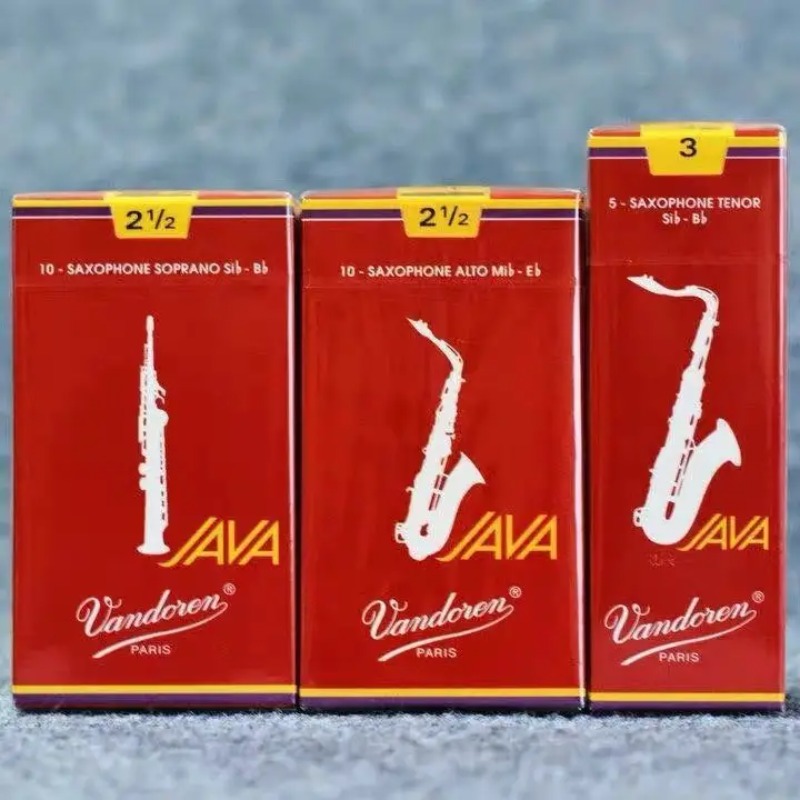 Musical Instrument Saxophone - Ancia francese Vandoren/Vendlin JAVA Red Box,