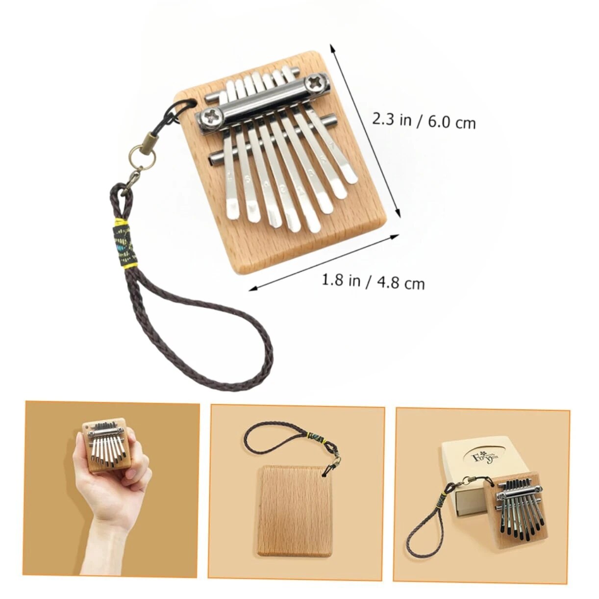 Miwayer Mini Kalimba 8 tasti T - Musical Instrument Piano recensione e prezzo