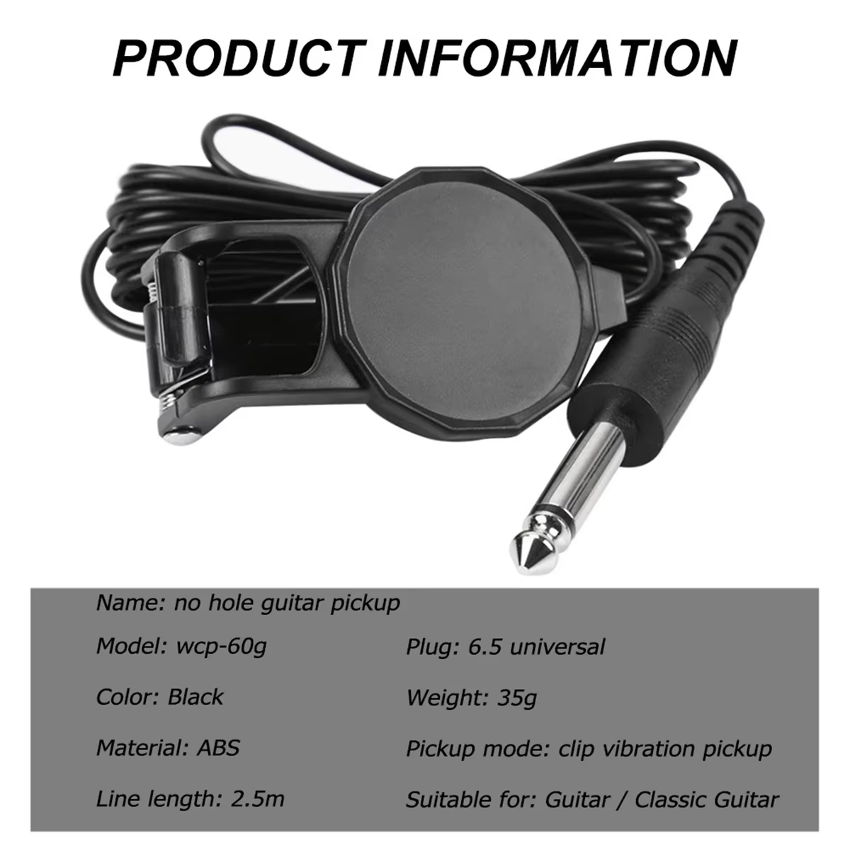 Pickup con clip jack audio/tra - Musical Instrument Violin recensione e prezzo