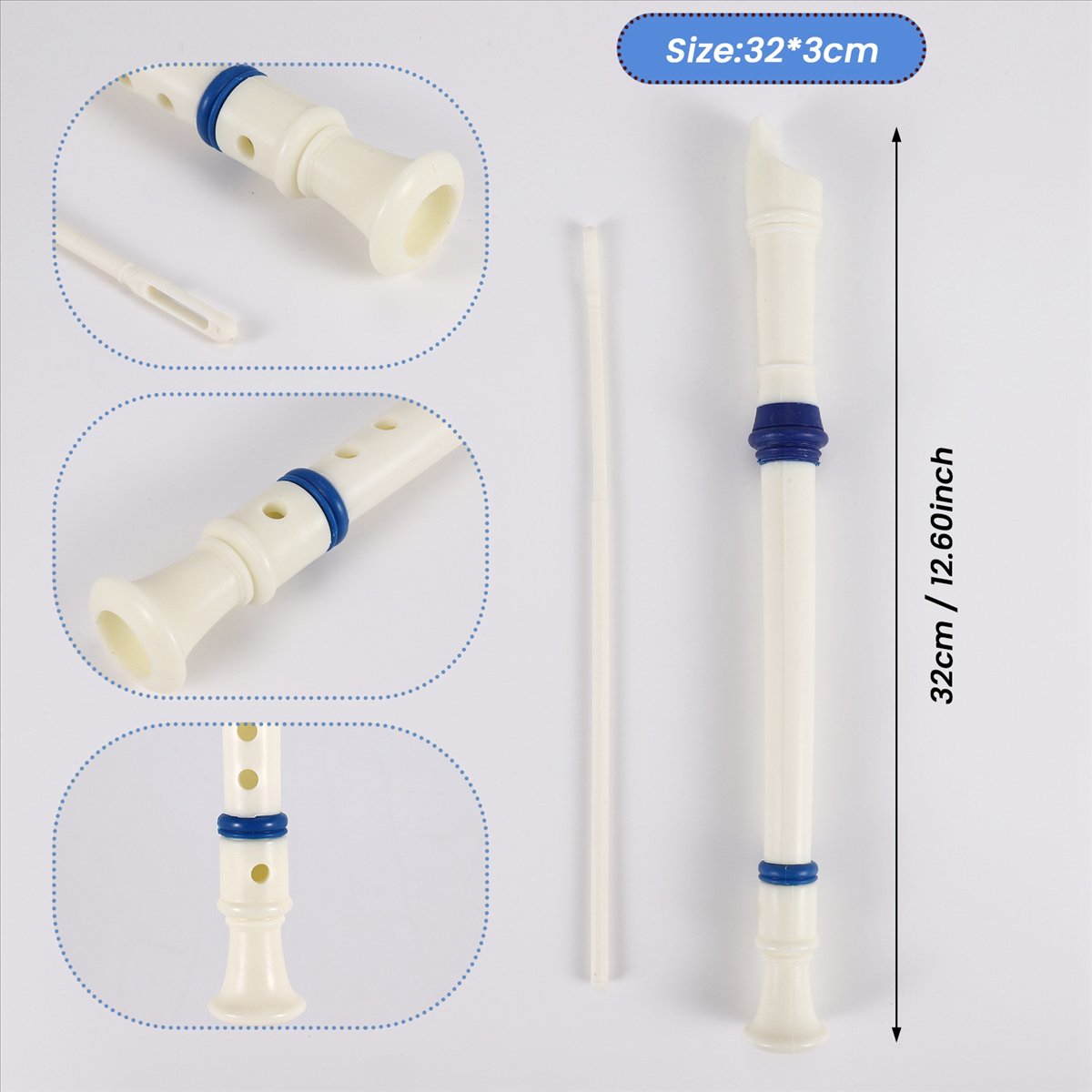 Flauto dolce soprano ABST a 6  - Musical Instrument A Recorder recensione e prezzo