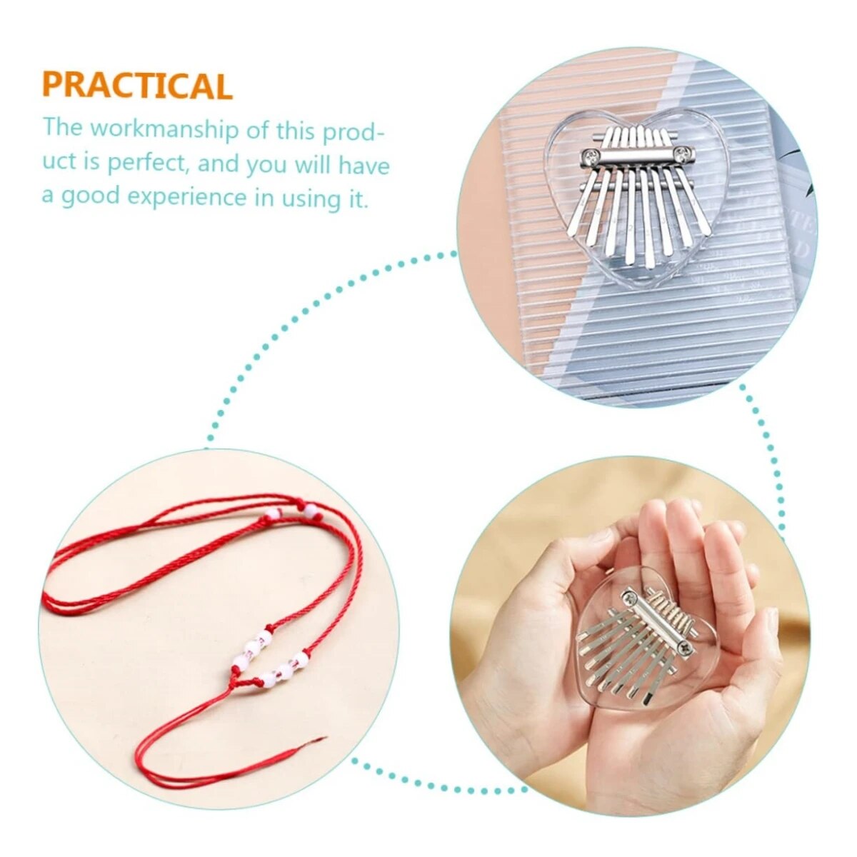 Miwayer 8 tasti Mini Kalimba A - Musical Instrument Piano recensione e prezzo