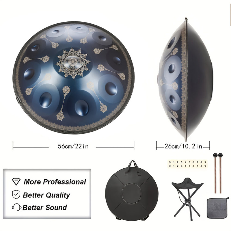 Handpan a 10 note da 22 pollic - Musical Instrument Note recensione e prezzo