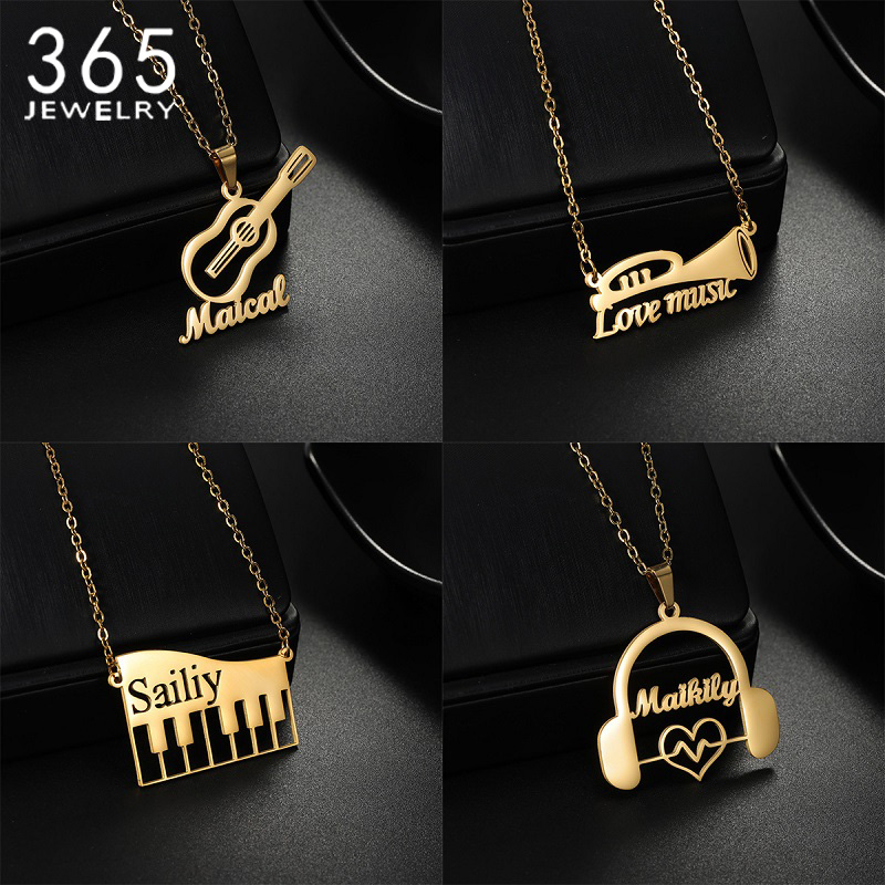 Nuova Collana con Ciondolo a F - Musical Instrument With Name recensione e prezzo