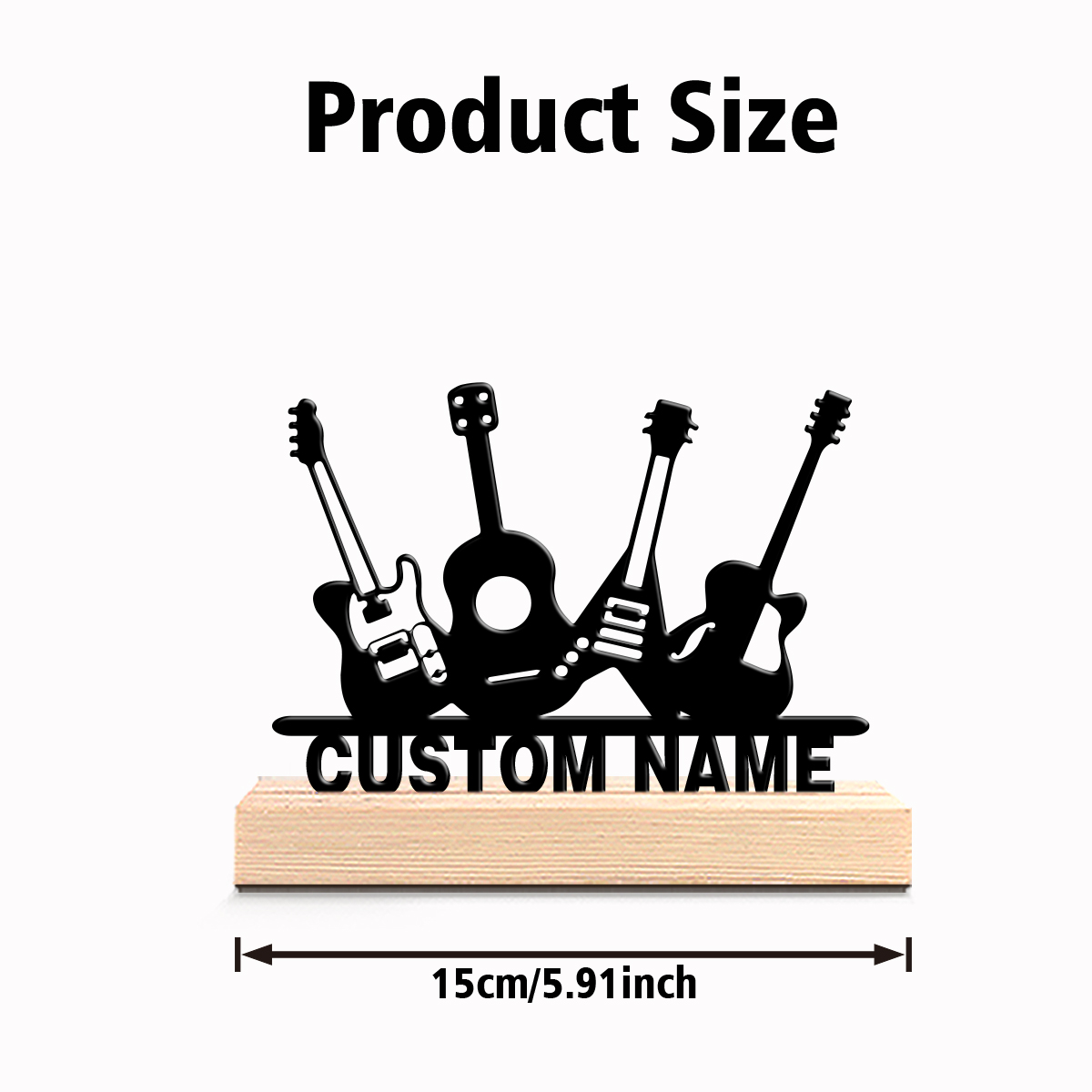 1 pz Statua in ferro personali - Musical Instrument With Name recensione e prezzo