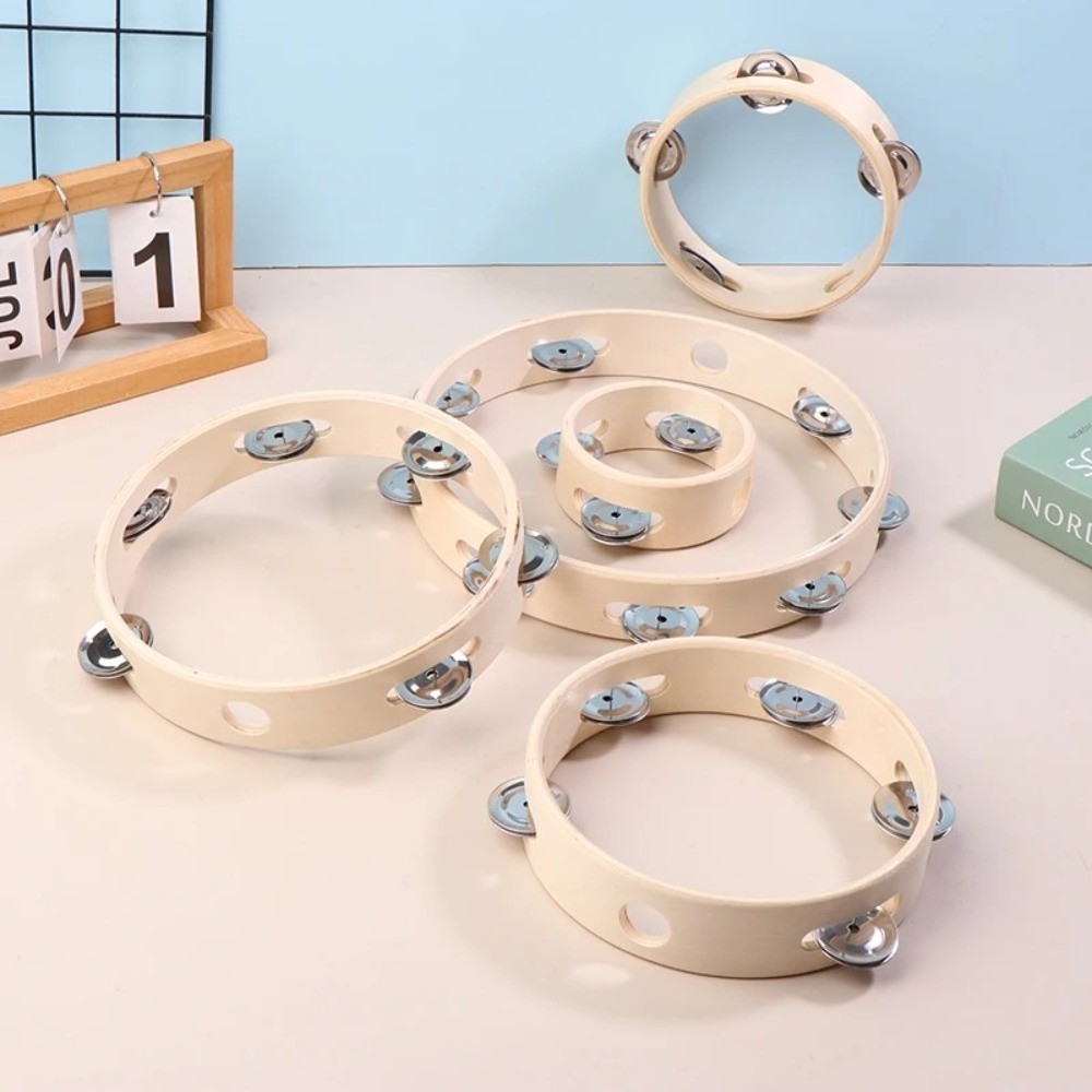Nuovo Tamburo a Mano da 4/6/7/ - Musical Instrument Tambourine recensione e prezzo