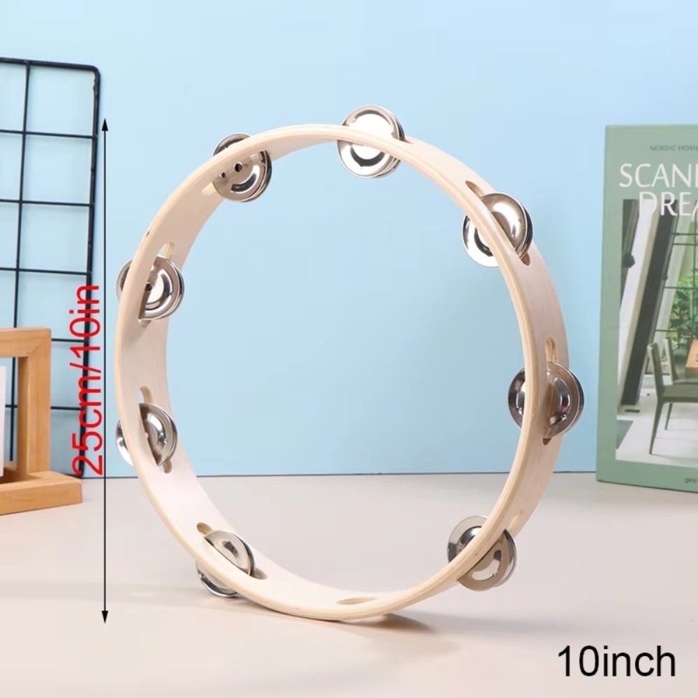 Nuovo Tamburo a Mano da 4/6/7/ - Musical Instrument Tambourine recensione e prezzo