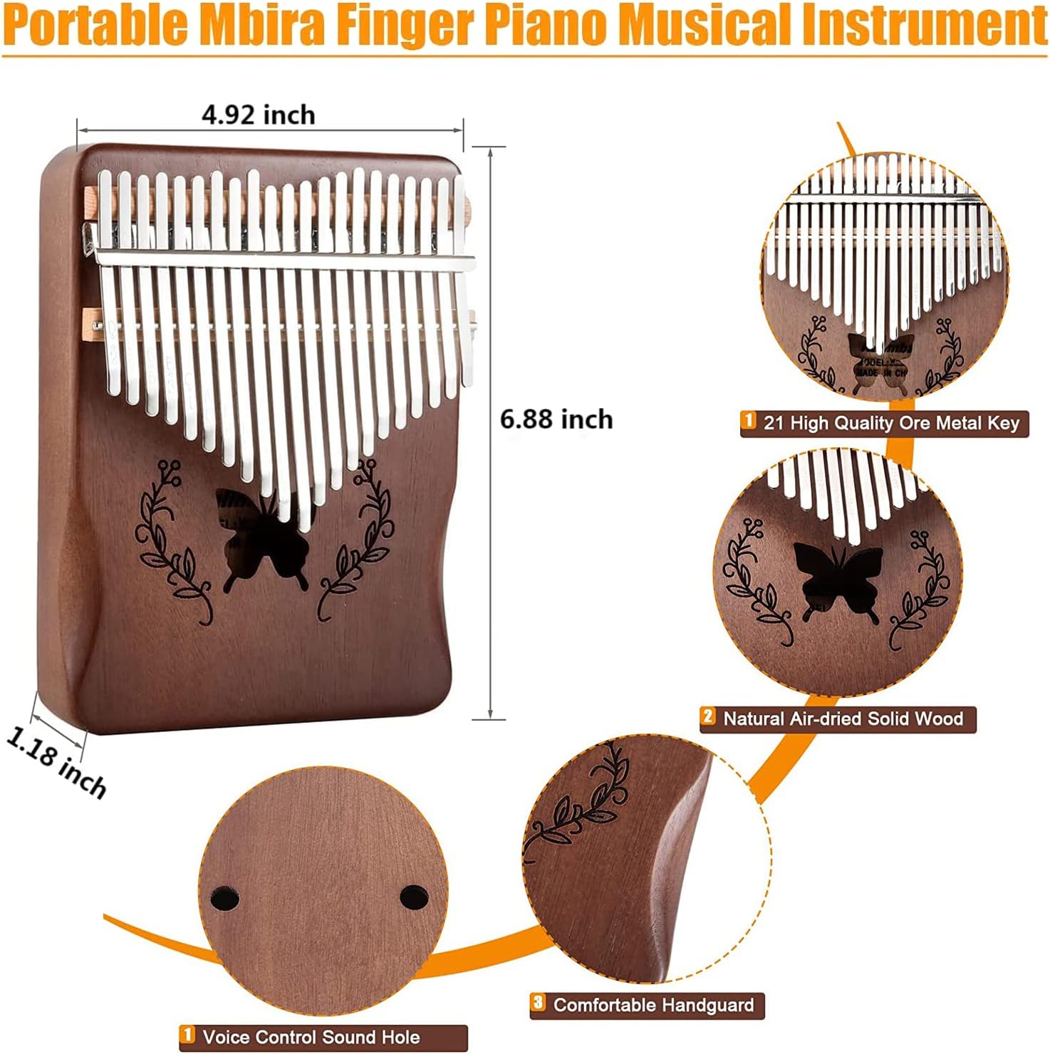 Kalimba 21 Tasti, Pianoforte a - Musical Instrument Piano recensione e prezzo
